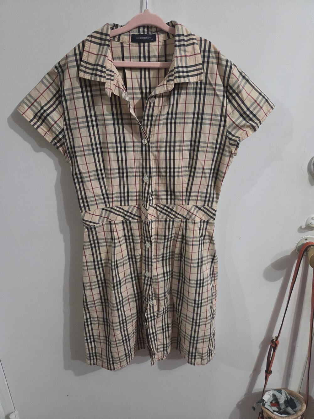 Burberry girls shirt dress 12Y